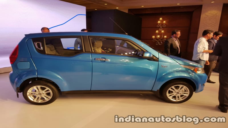 Mahindra debuts four-door e20 electric vehicle